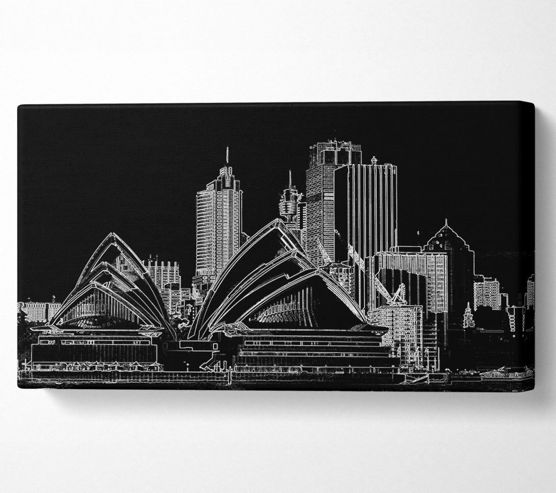  A Canvas Print of Australia Sydney Opera House Canvas Wall Art