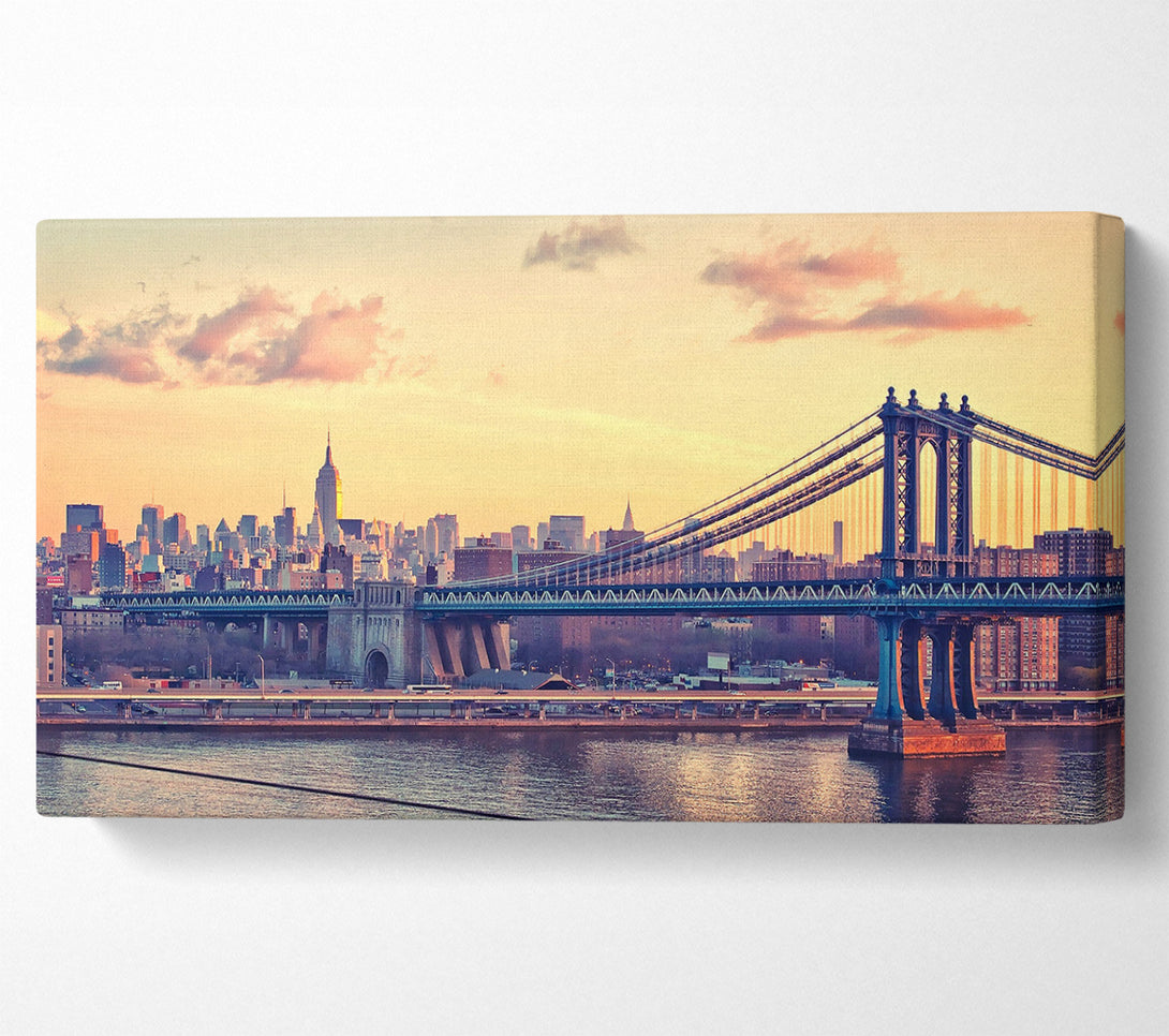 A Canvas Print of Bay Bridge New York Canvas Art