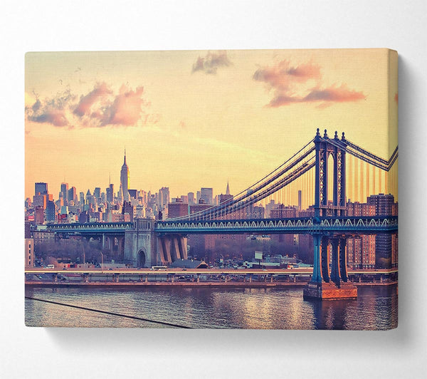  A Canvas Print of Bay Bridge New York Canvas Art