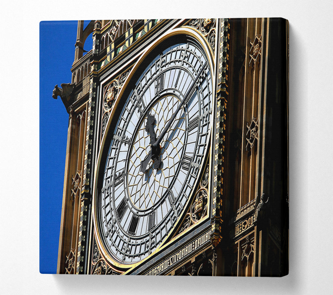  A Canvas Print of Big Ben Face Canvas Art