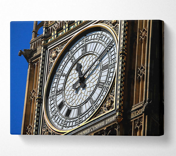  A Canvas Print of Big Ben Face Canvas Art
