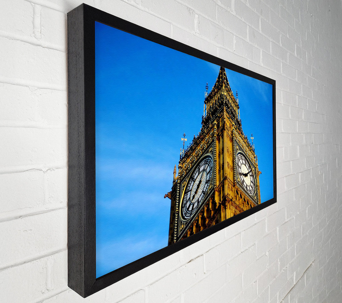  A Canvas Print of Big Ben Close-Up Canvas Wall Art