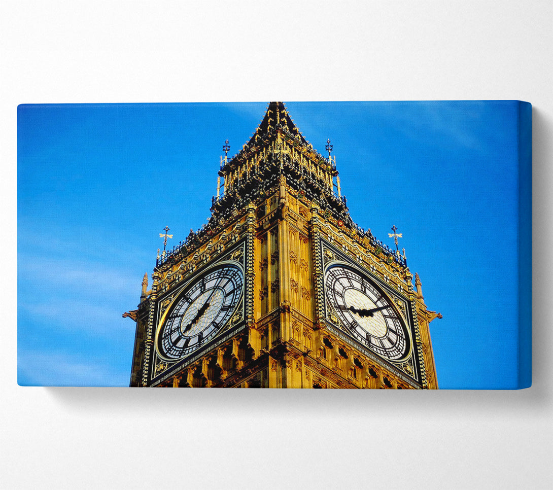  A Canvas Print of Big Ben Close-Up Canvas Wall Art