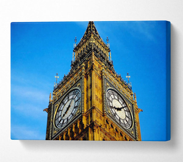  A Canvas Print of Big Ben Close-Up Canvas Wall Art