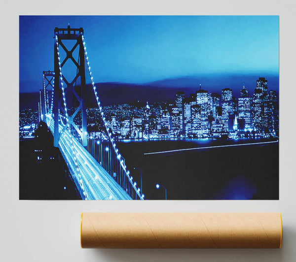 Brooklyn Bridge Blues Giclee Print