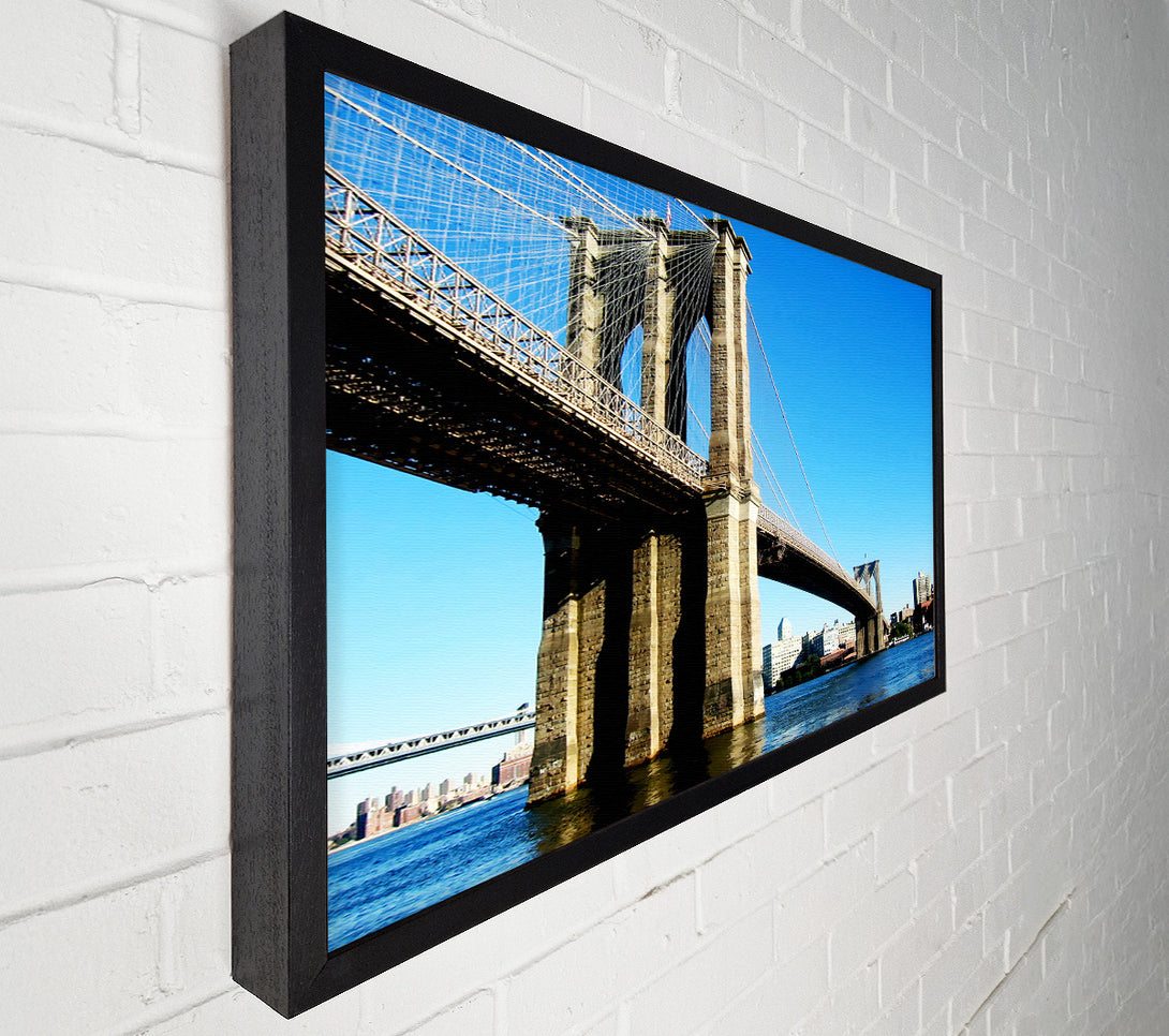  A Canvas Print of Brooklyn Bridge By Day Canvas Print