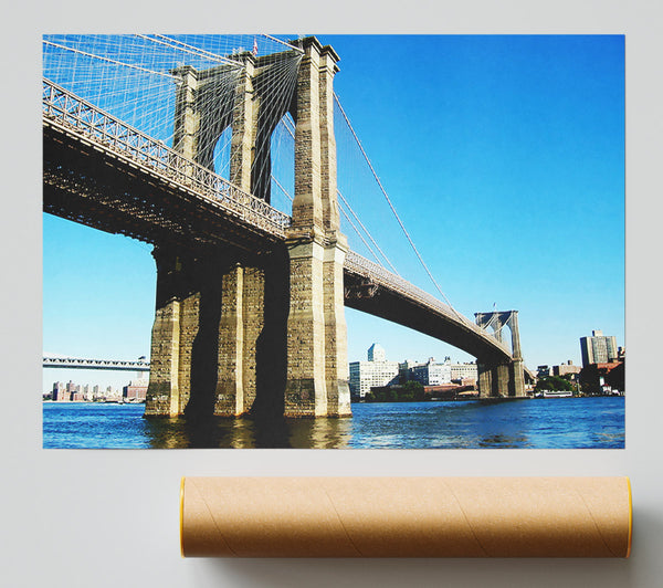 Brooklyn Bridge By Day Print