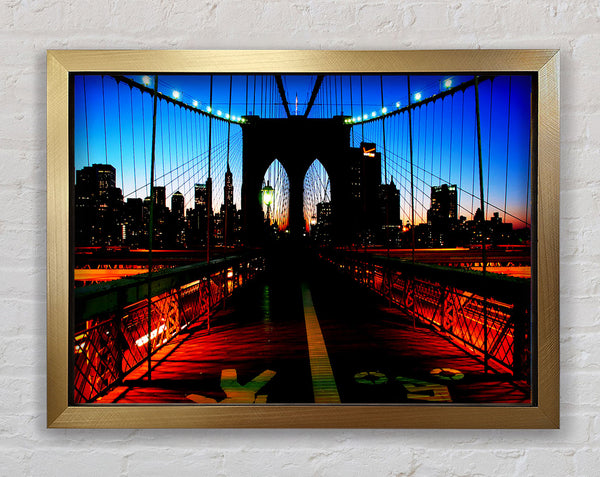 Brooklyn Bridge - Roter Farbton