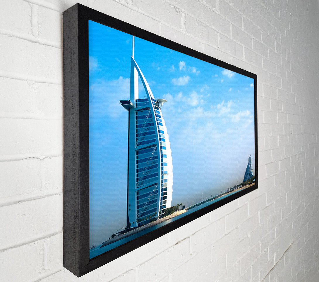  A Canvas Print of Burj Al Arab Dubai In The Morning Sky Canvas Art