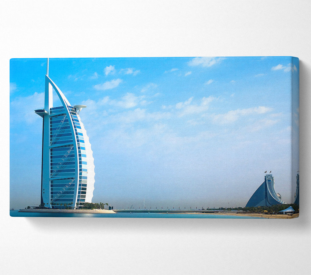  A Canvas Print of Burj Al Arab Dubai In The Morning Sky Canvas Art