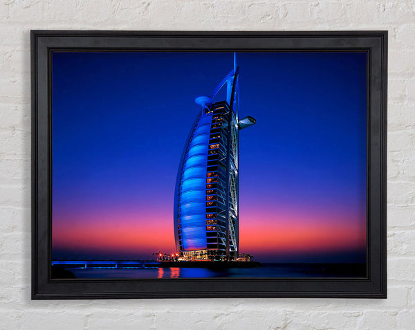 Burj Al Arab Dubai Uae Framed Print