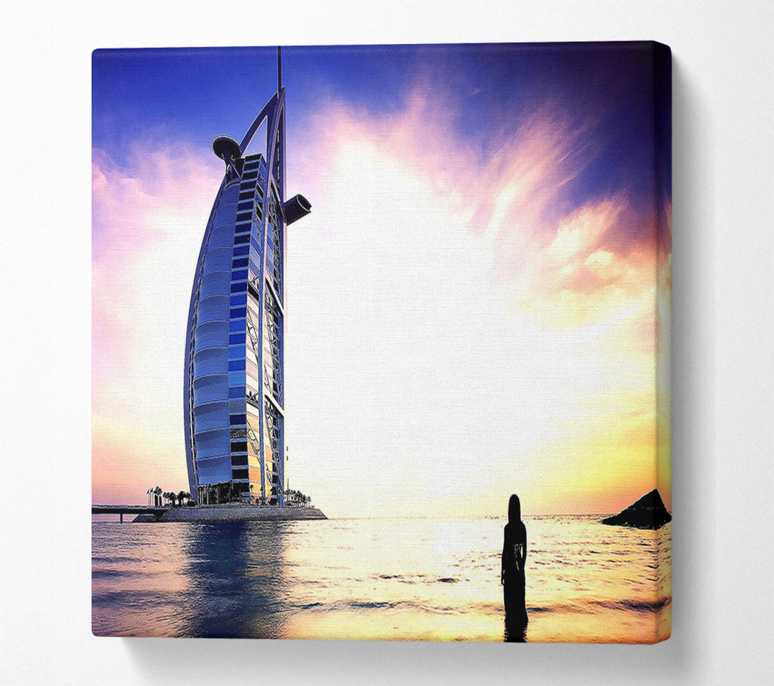  A Canvas Print of Burj Al Arab Dubai Canvas Print