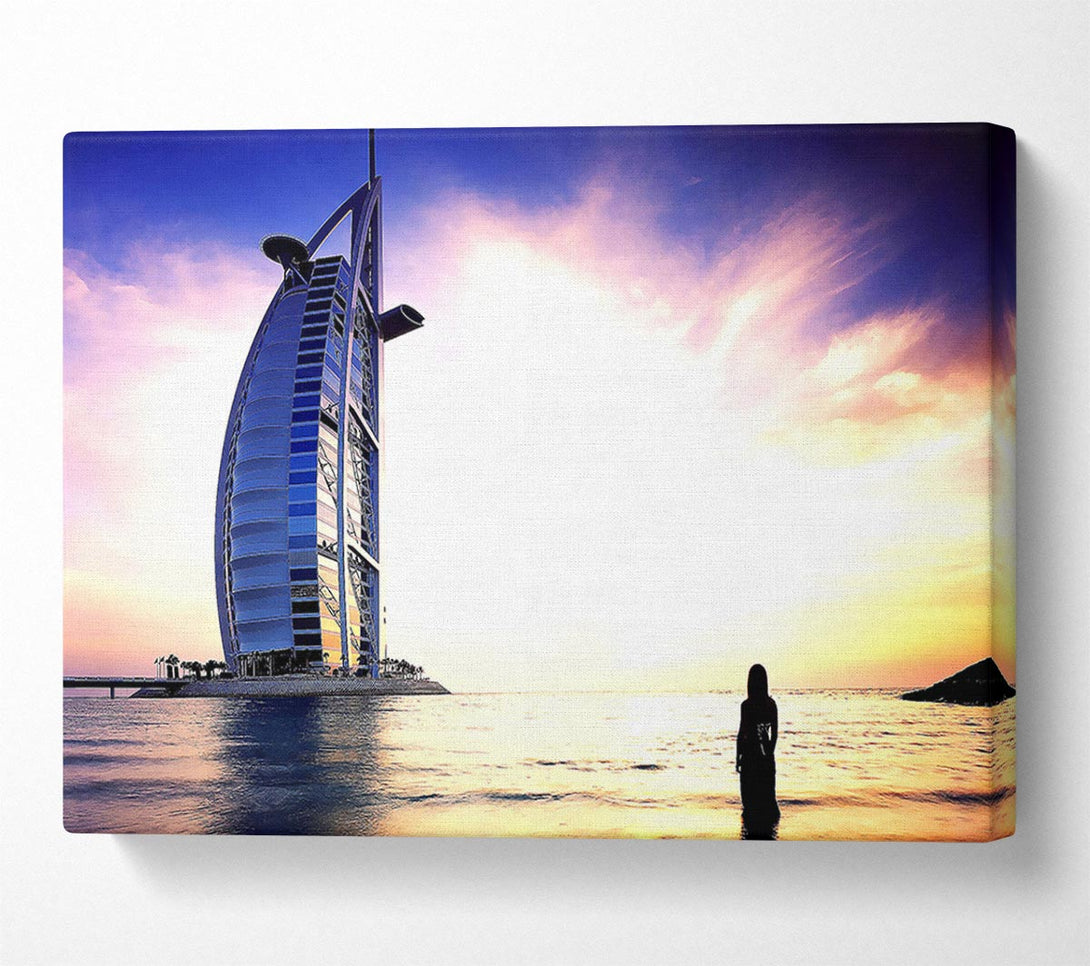  A Canvas Print of Burj Al Arab Dubai Canvas Print
