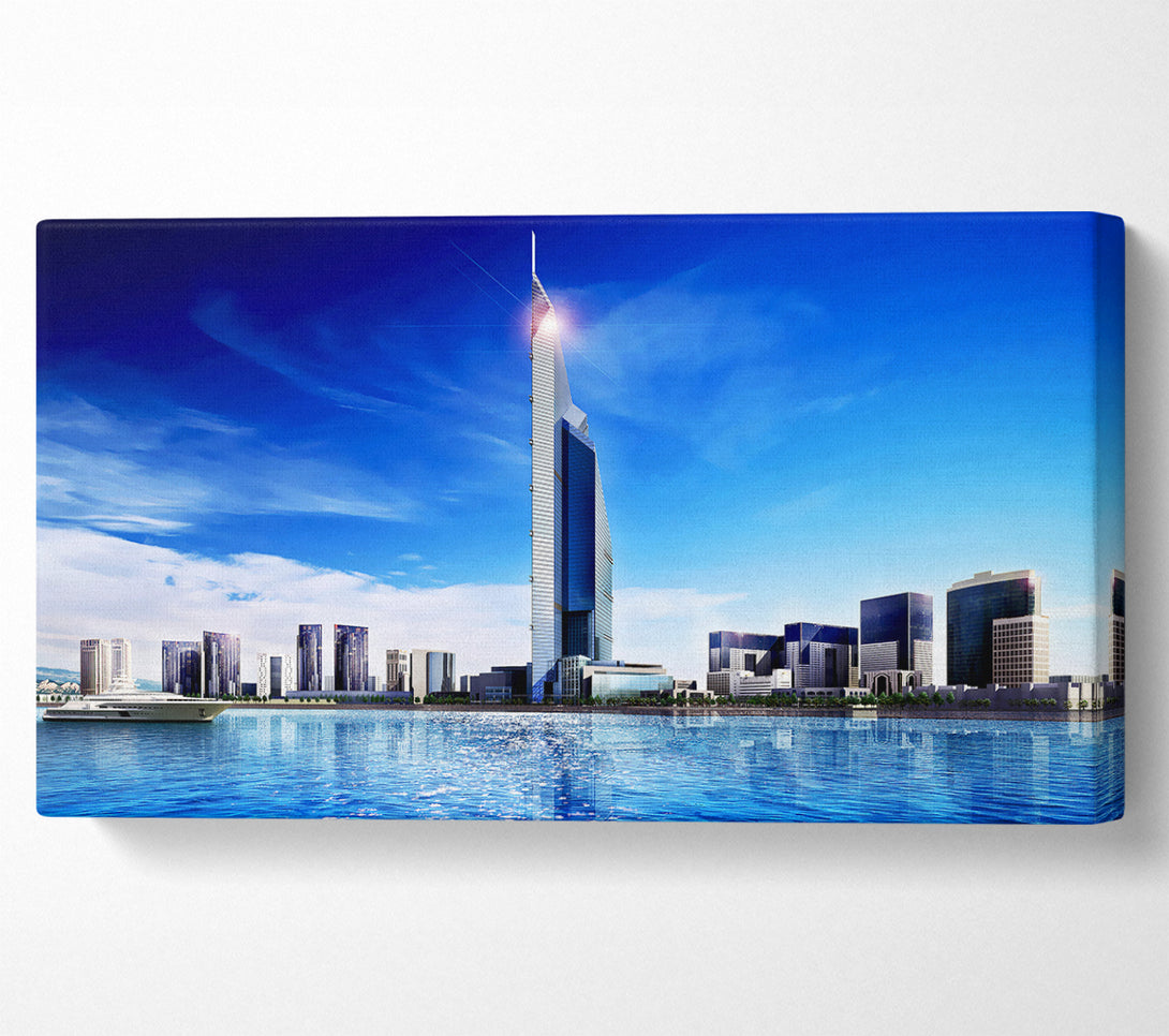  A Canvas Print of Burj Dubai Skyscraper Canvas Art
