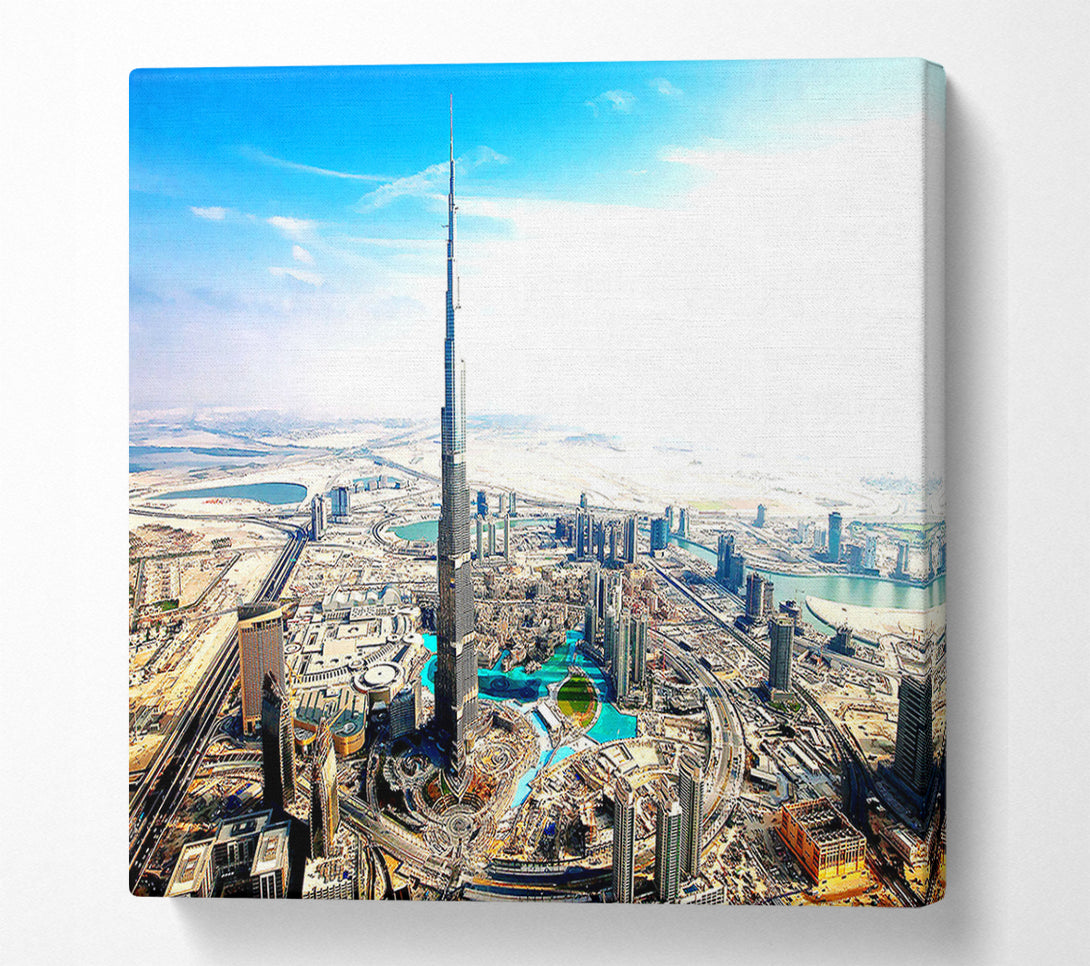  A Canvas Print of Burj Khalifa Aka Burj Dubai Canvas Art