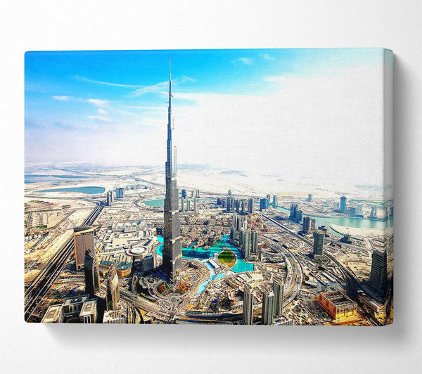 A Canvas Print of Burj Khalifa Aka Burj Dubai Canvas Art