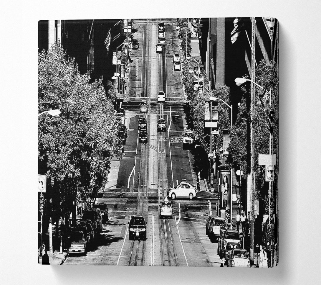  A Canvas Print of California Streets Canvas Wall Art