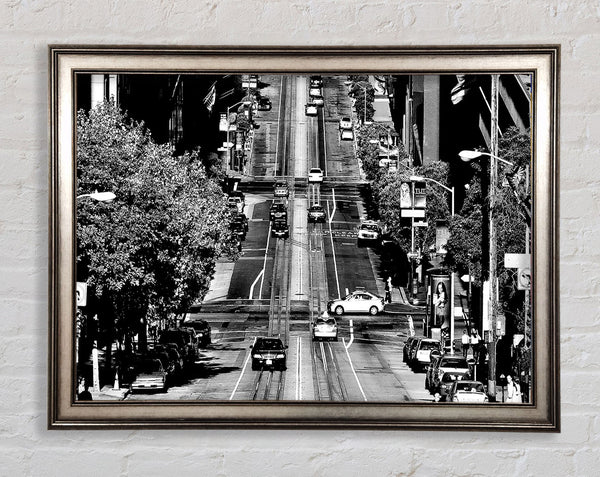 California Streets Framed Print