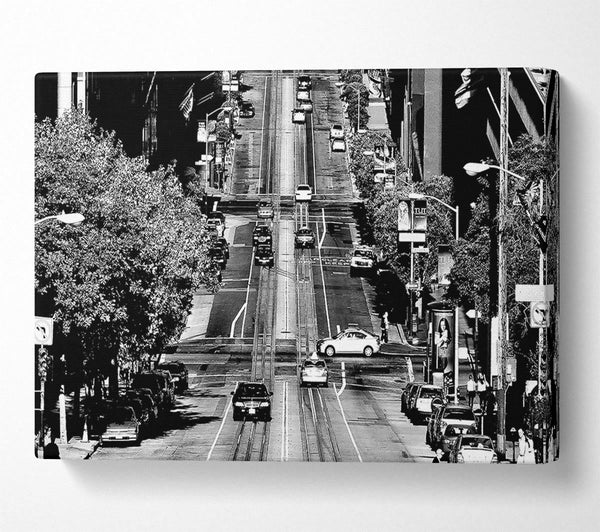  A Canvas Print of California Streets Canvas Wall Art