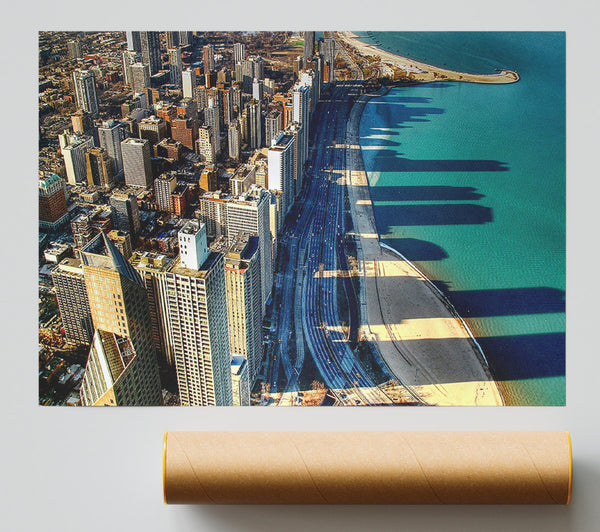 Chicago Beach Poster