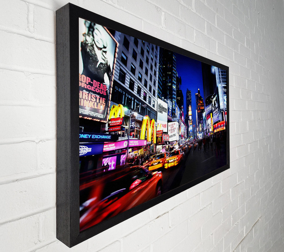  A Canvas Print of New York Night At The Theatre Canvas Wall Art