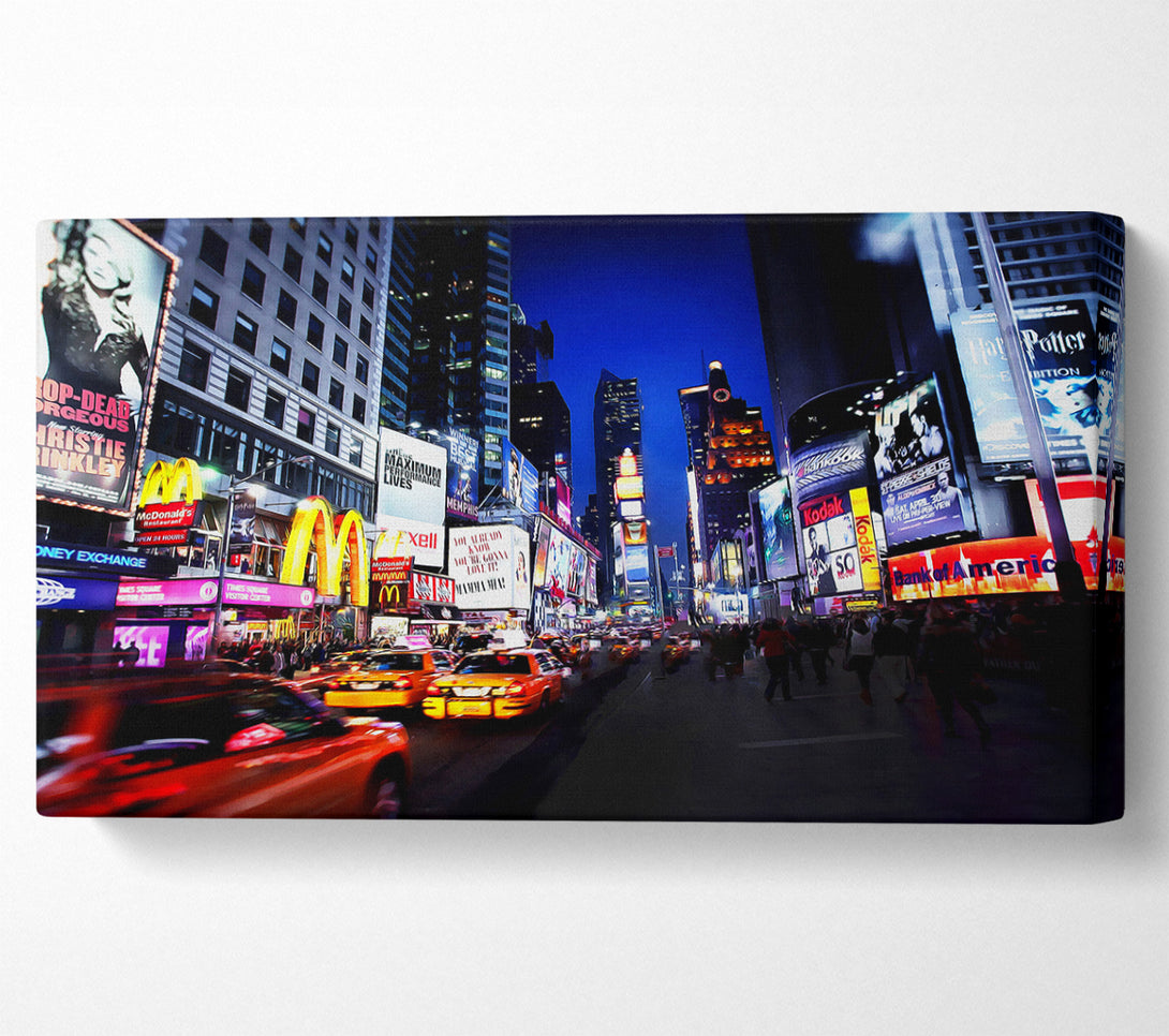  A Canvas Print of New York Night At The Theatre Canvas Wall Art