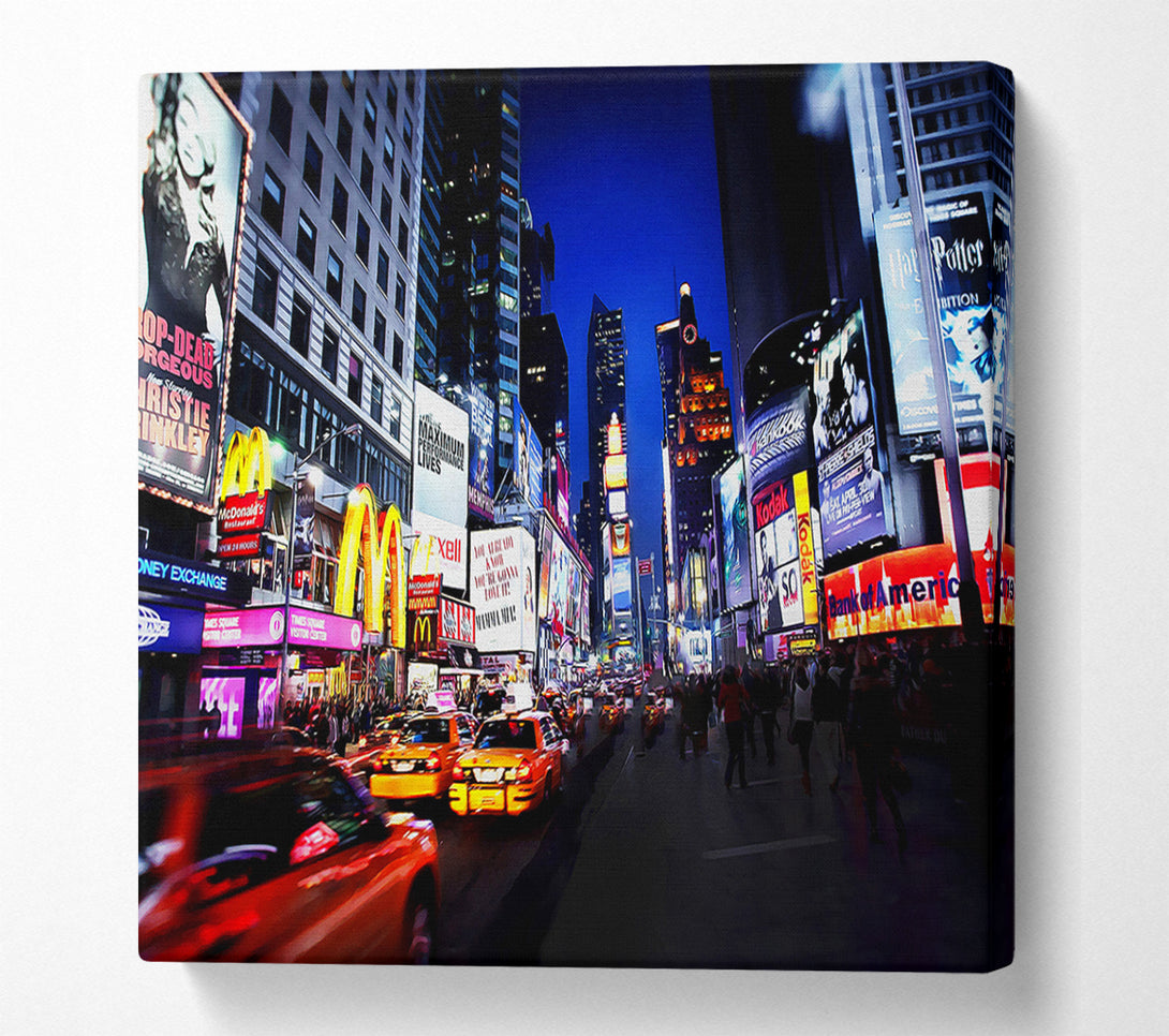  A Canvas Print of New York Night At The Theatre Canvas Wall Art