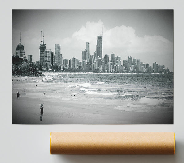 City Beach Giclee Print