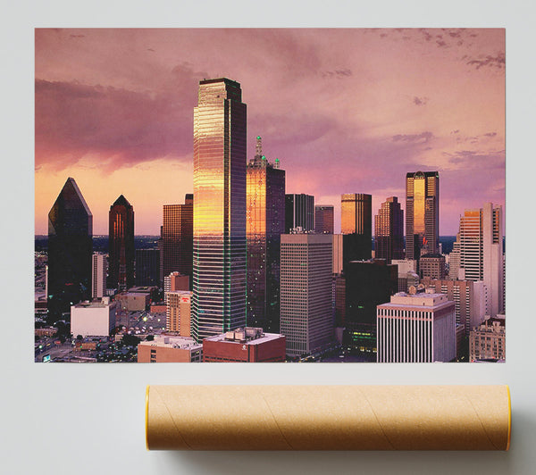 City By Sunrise Poster
