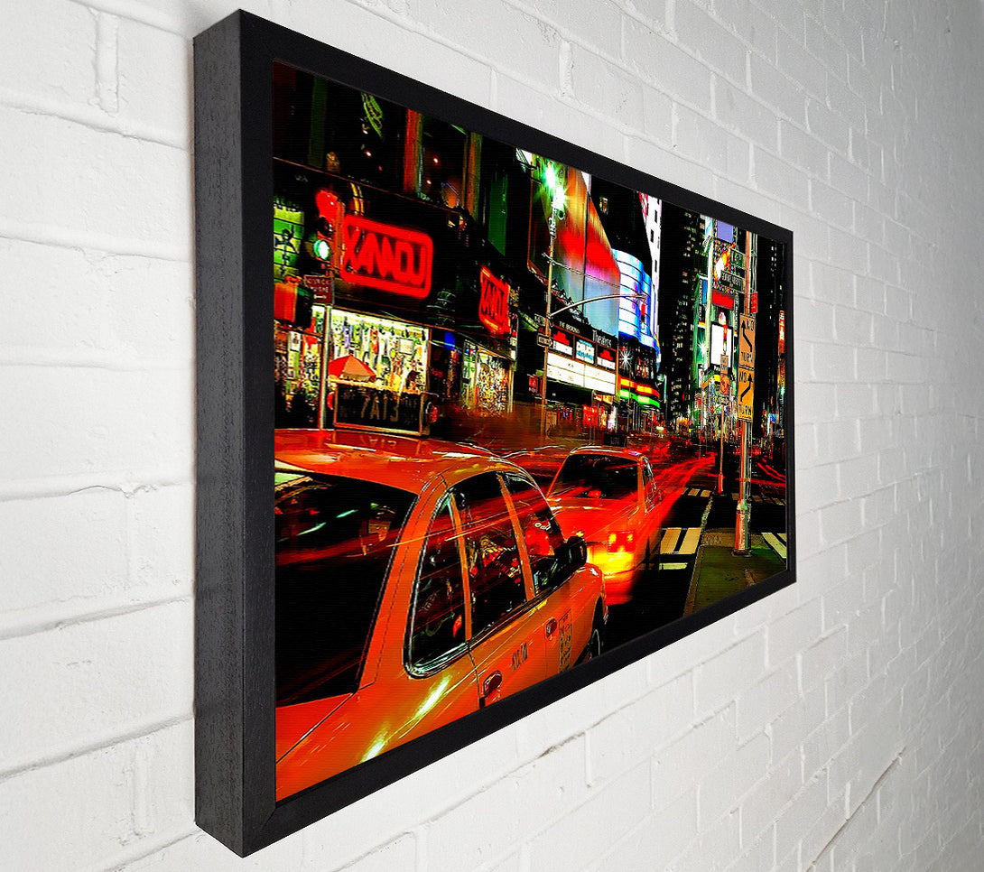  A Canvas Print of New York City Lights Canvas Art