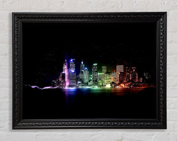 City Of Lights Framed Print
