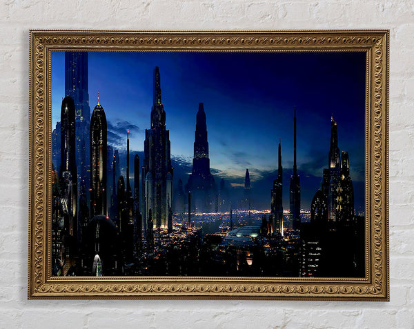 City Of The Future Framed Print
