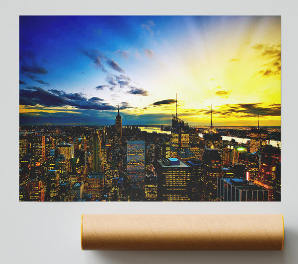 City Of The Golden Sun Print
