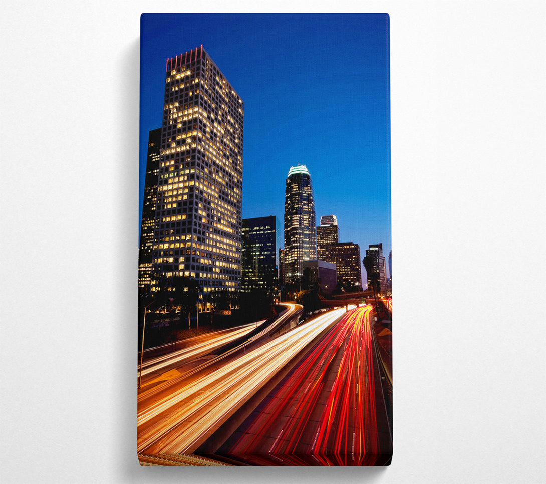  A Canvas Print of City On The Move Canvas Print