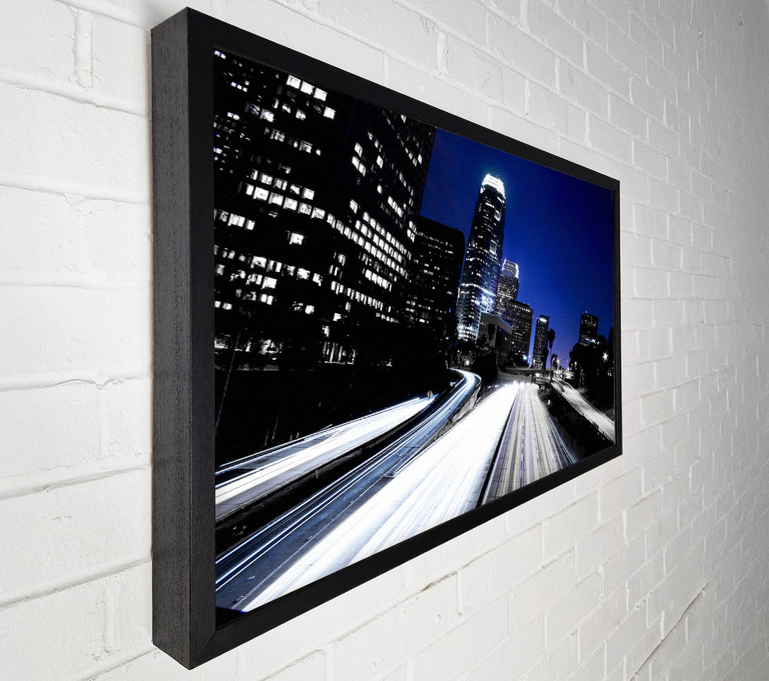  A Canvas Print of City Speedways Canvas Art