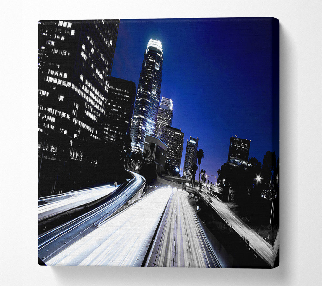  A Canvas Print of City Speedways Canvas Art
