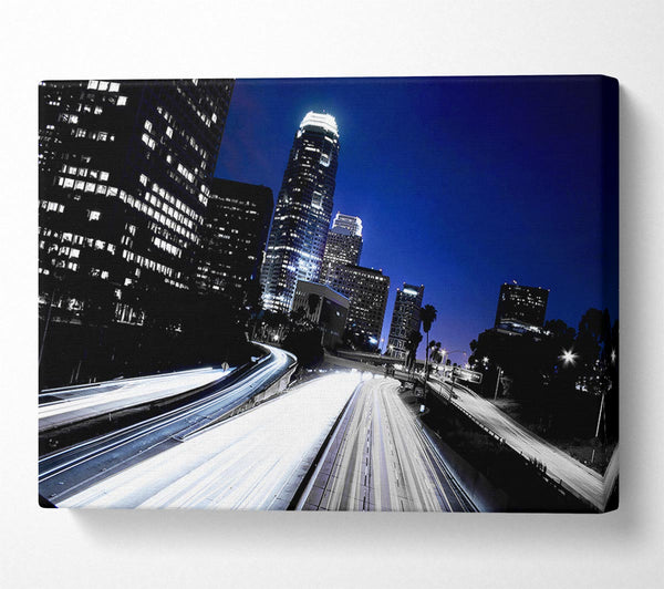  A Canvas Print of City Speedways Canvas Art