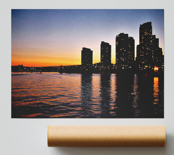 City Sunrise Giclee Print
