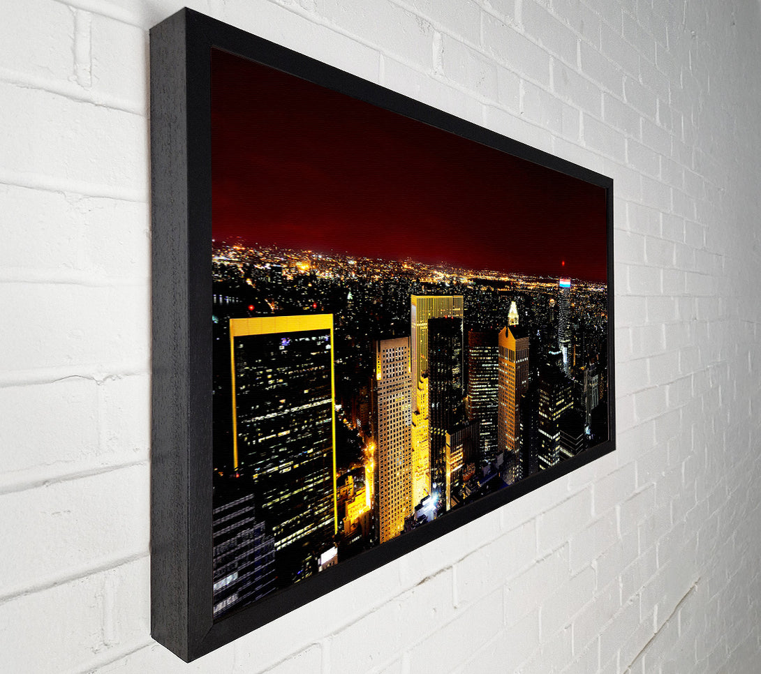 A Canvas Print of City That Never Sleeps Canvas Wall Art