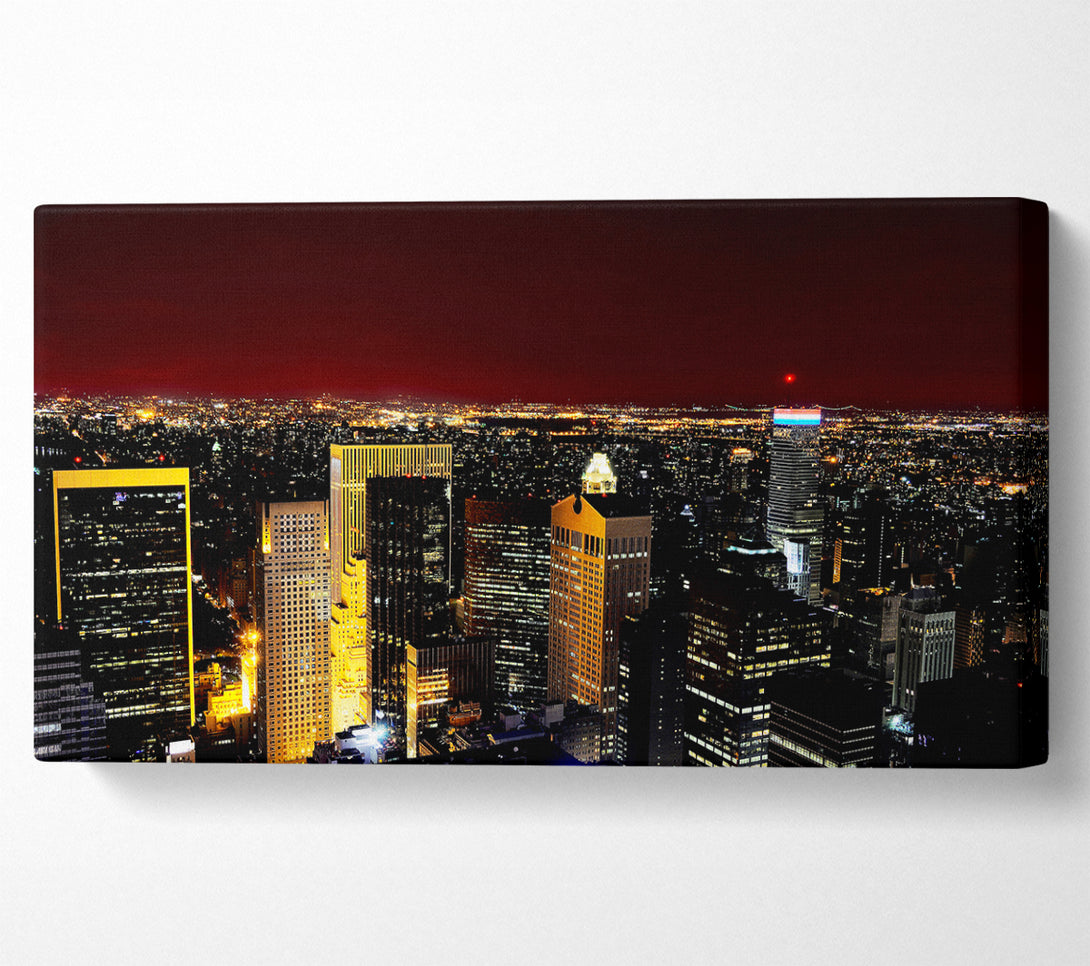  A Canvas Print of City That Never Sleeps Canvas Wall Art