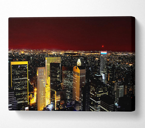  A Canvas Print of City That Never Sleeps Canvas Wall Art