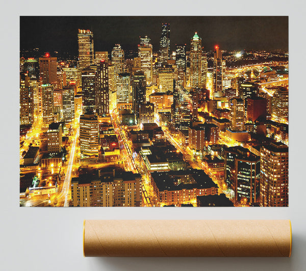Citylights Giclee Print