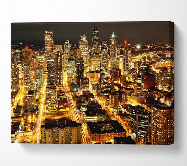  A Canvas Print of Citylights Canvas Art