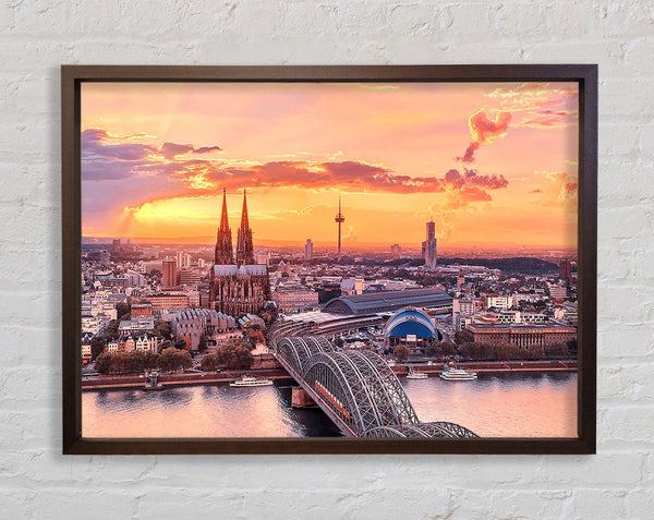 Cologne City Framed Print