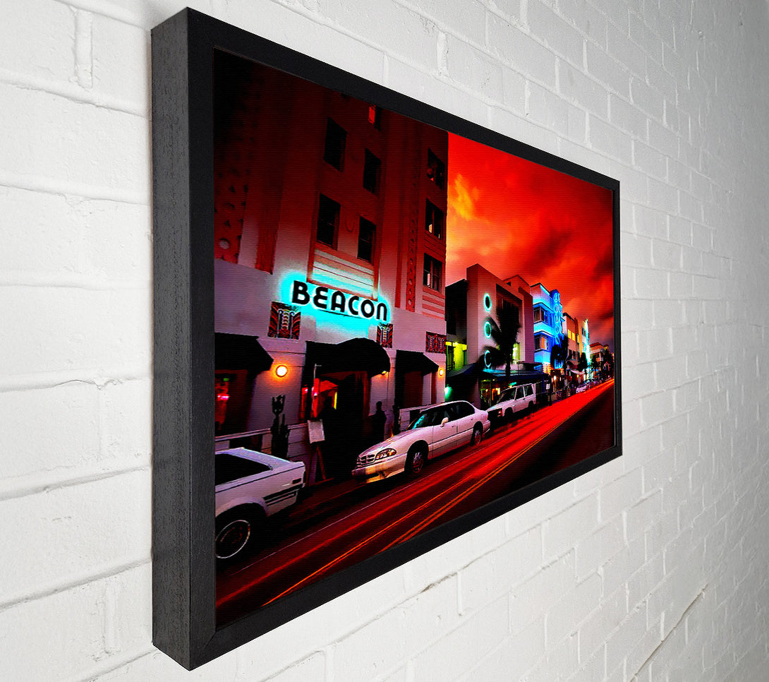  A Canvas Print of Downtown Bar Canvas Art