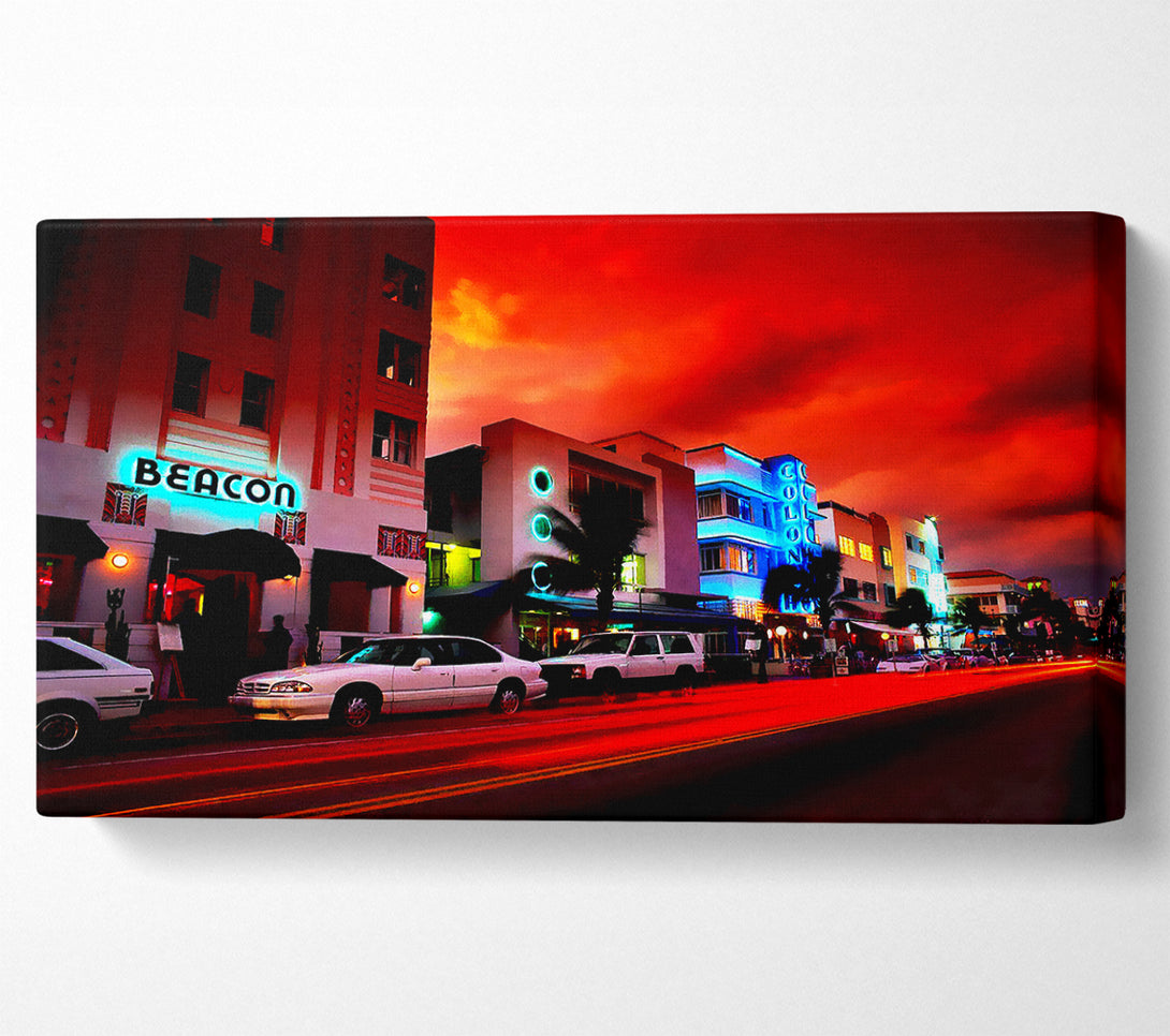  A Canvas Print of Downtown Bar Canvas Art