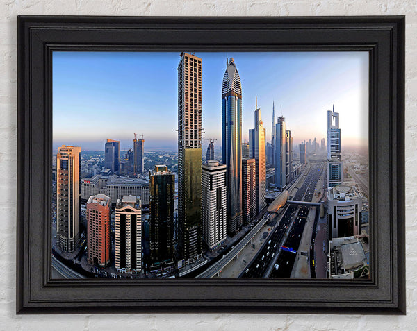 Downtown Dubai Framed Print