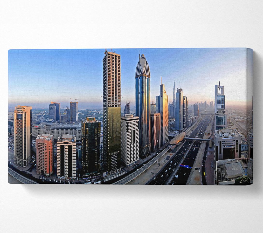  A Canvas Print of Downtown Dubai Canvas Print