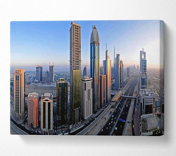  A Canvas Print of Downtown Dubai Canvas Print