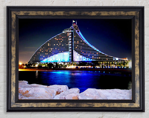 Dubai Architectural Delight Framed Print